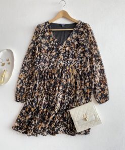 پیراهن حریر پلنگی اسمارا