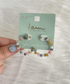 گوشواره سنگی آی ام